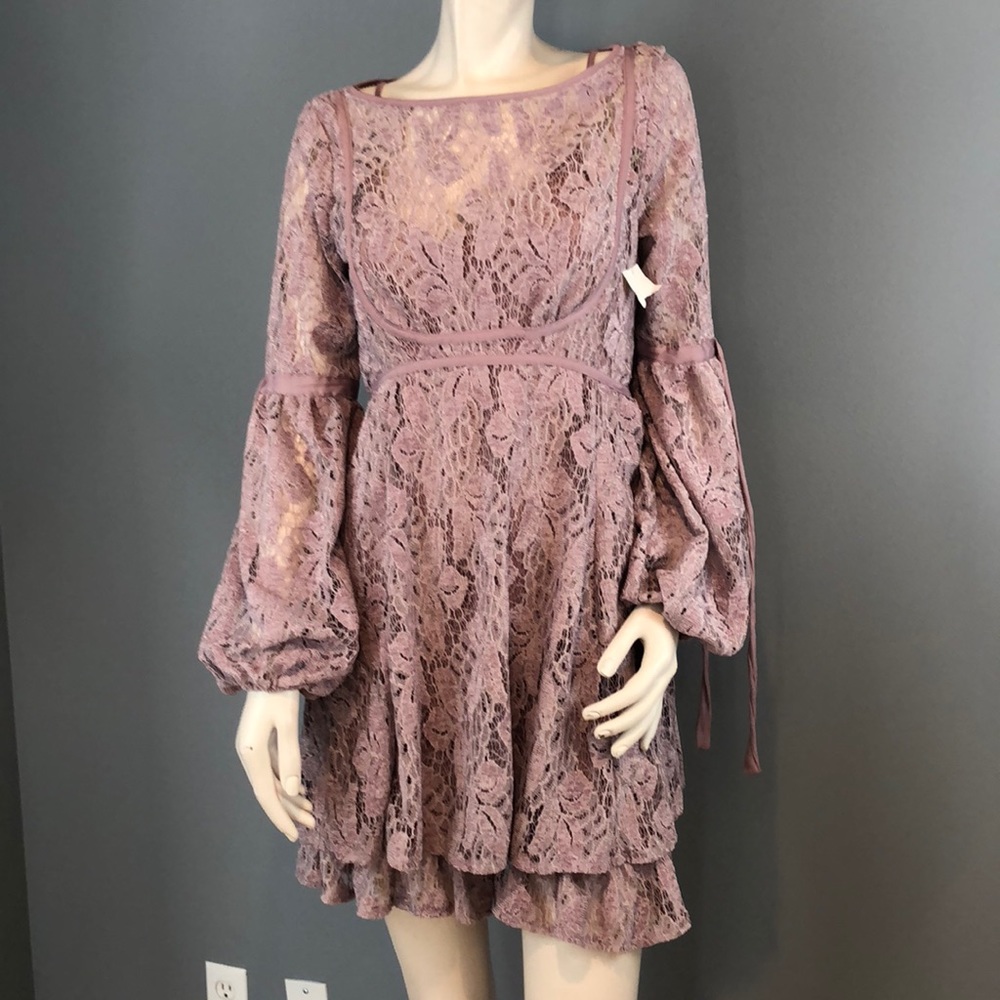 NWT Free People Baby Doll Light Purple Dress